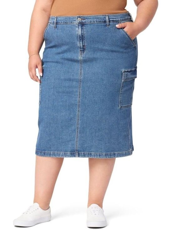 Dresses & Skirts - Women's Everyday Cargo Midi Skirt Available in Plus